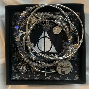 Harry Potter Alex and Ani Always Deathly Hallows Bracelet Stack